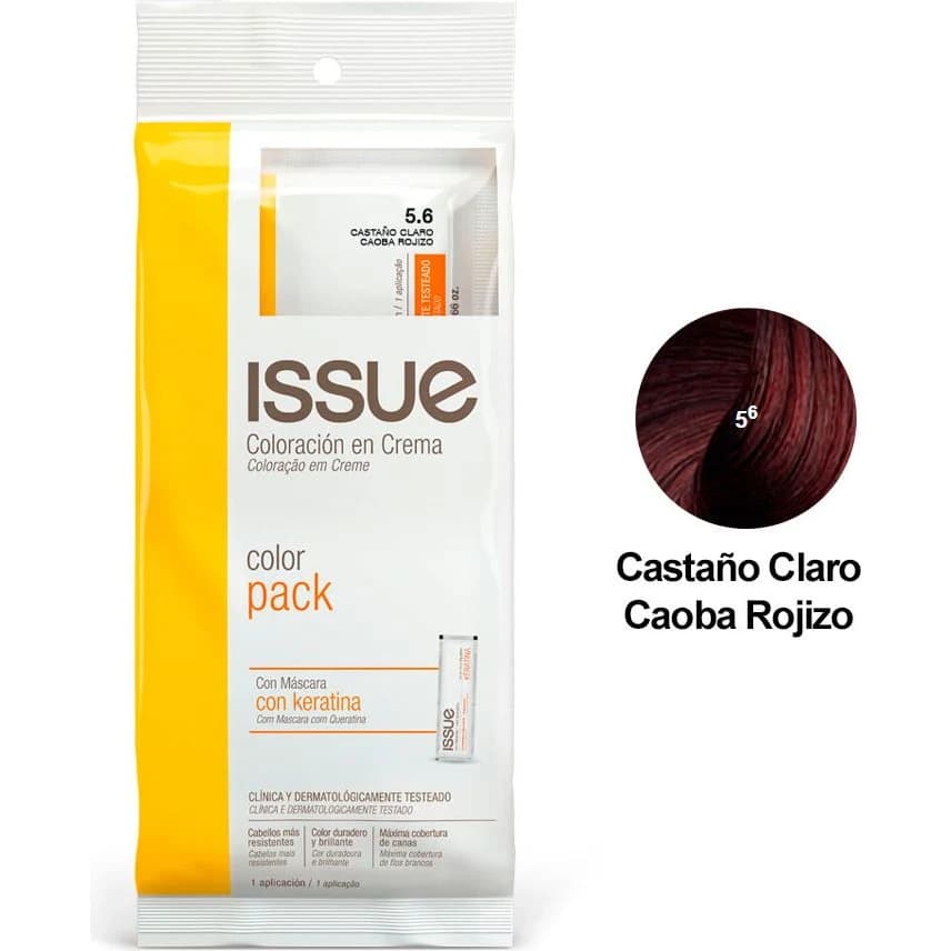 Tintura Capilar Issue ColorPack + Keratina Tono 05.6