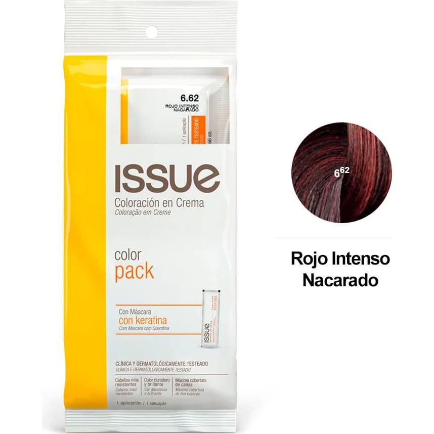 Tintura Capilar Issue ColorPack + Keratina Tono 06.62