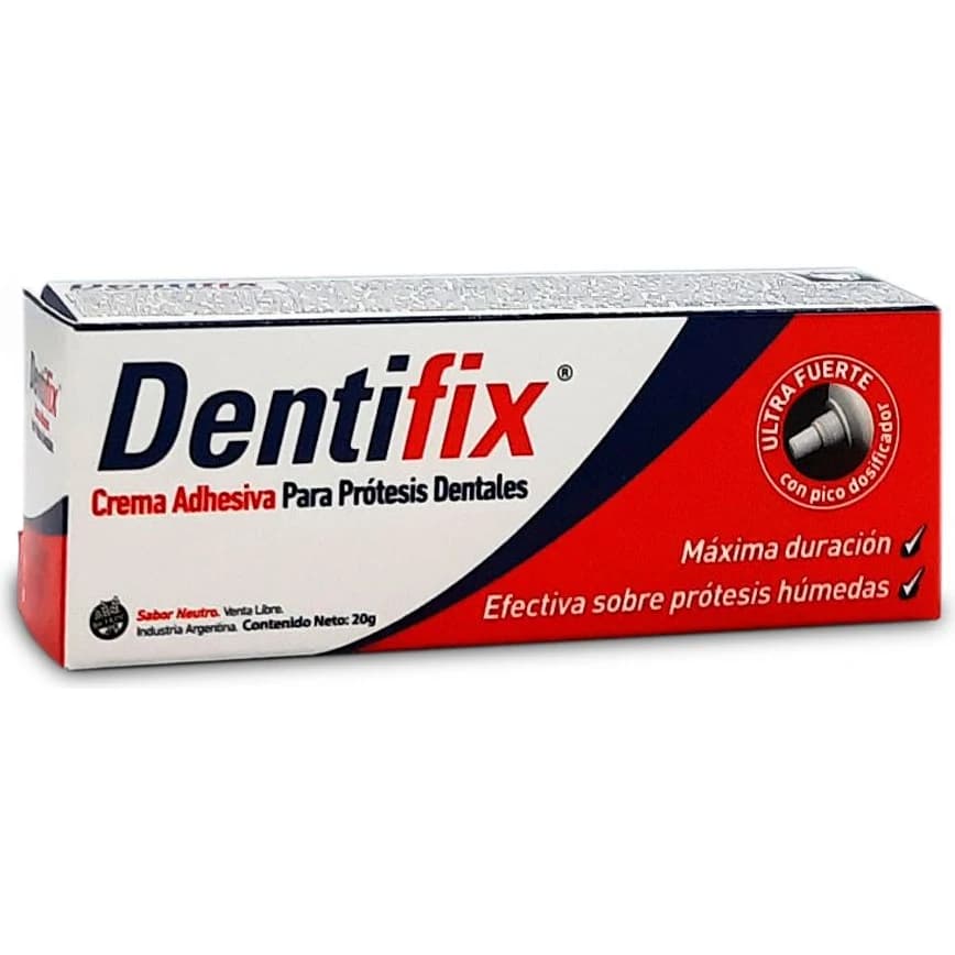 Crema Adhesiva para Prótesis Dental Dentifix Extra Fuerte 20 g