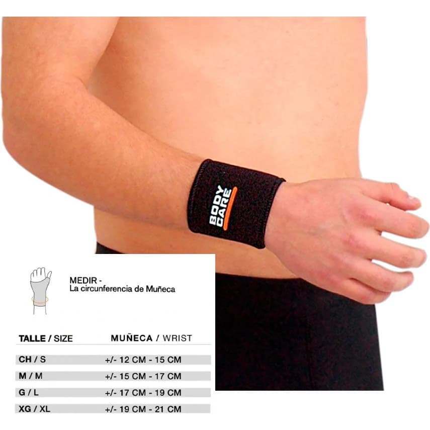 Muñequera Corta Body Care Eco Talle 1