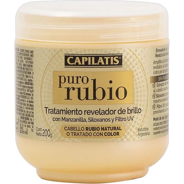 Tratamiento Capilar Capilatis Puro para Cabello Rubio 200 g