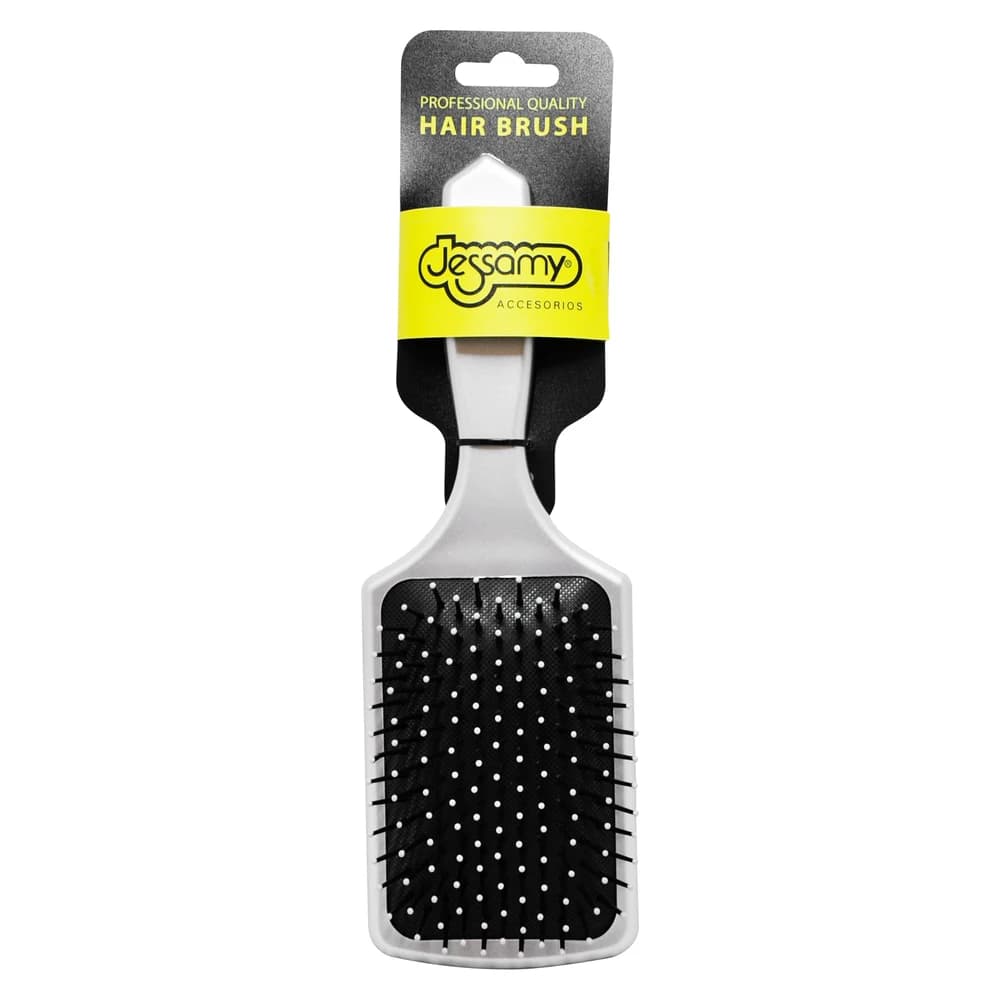 Cepillo Spazzola Jessamy Plateado para Todo Tipo de Cabello
