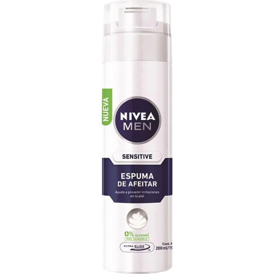 Espuma de Afeitar Nivea Men Sensitive 200 ml