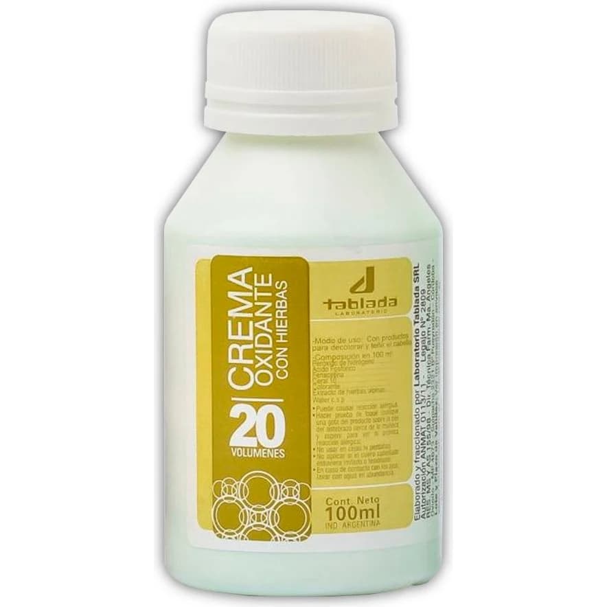 Crema Oxidante Tablada con Hierbas 20 Volúmenes 100 g