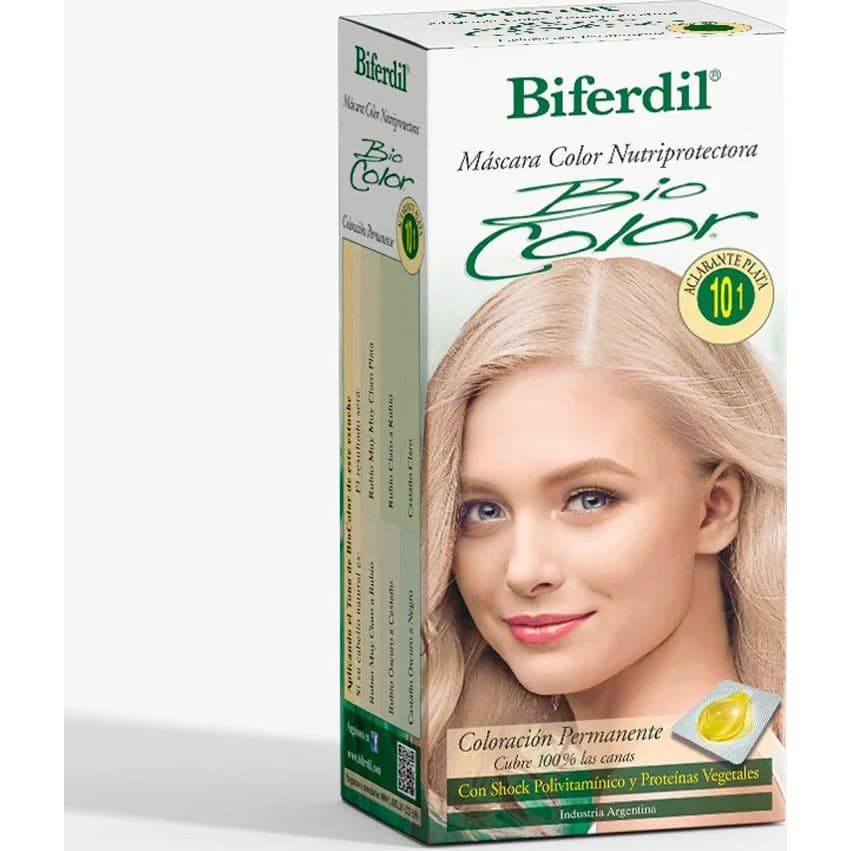 Tintura Capilar Biferdil Biocolor Tono 10.1