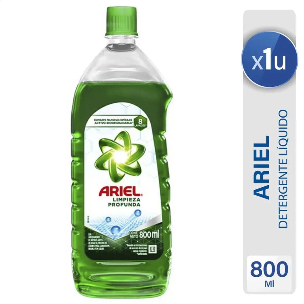 Jabón Líquido para la Ropa Ariel 800 ml