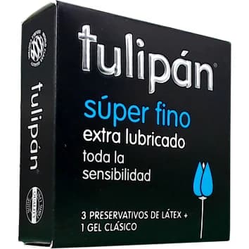 Preservativos Tulipán Superfino x 3