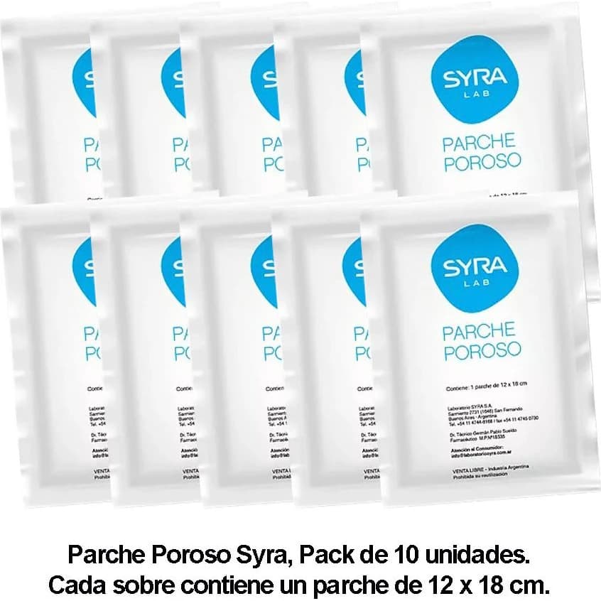 Parche Poroso Syra x10 Unidades