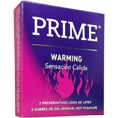 Preservativos Prime XP Warming x 3