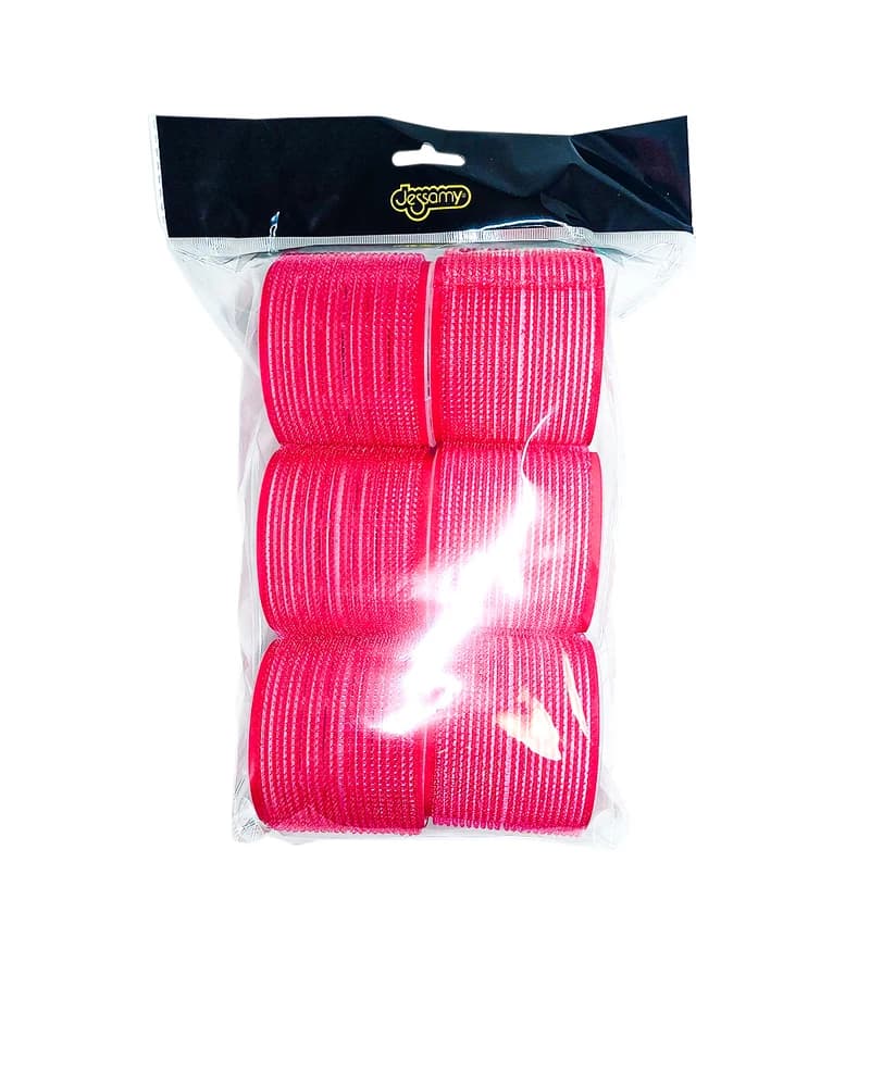 Ruleros Jessamy Con Abrojo 70 Mm Rojo X6
