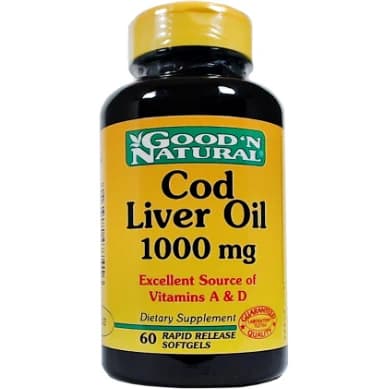 Aceite de Hígado de Bacalao Natural Life 60 Cápsulas