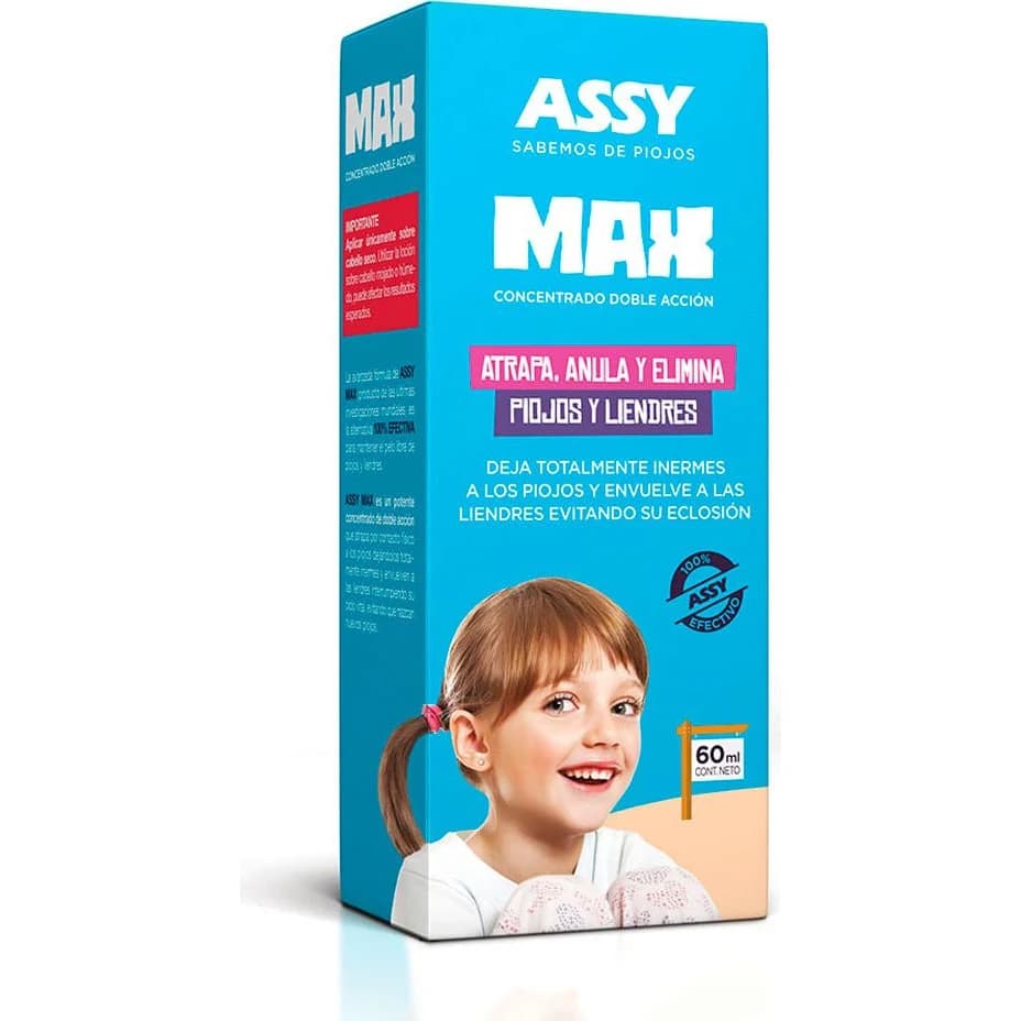 Loción Pediculicida Assistance Max Concentrado Doble Acción 60 ml