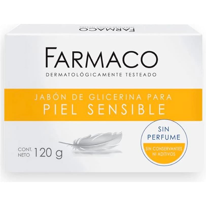 Jabón de Glicerina La Farmaco para Piel Sensible 120 g