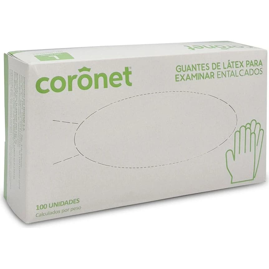 Guantes de Examinación Coronet Talle Large x 100