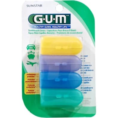Tapas Protectoras para Cepillo Dental GUM Protect x4