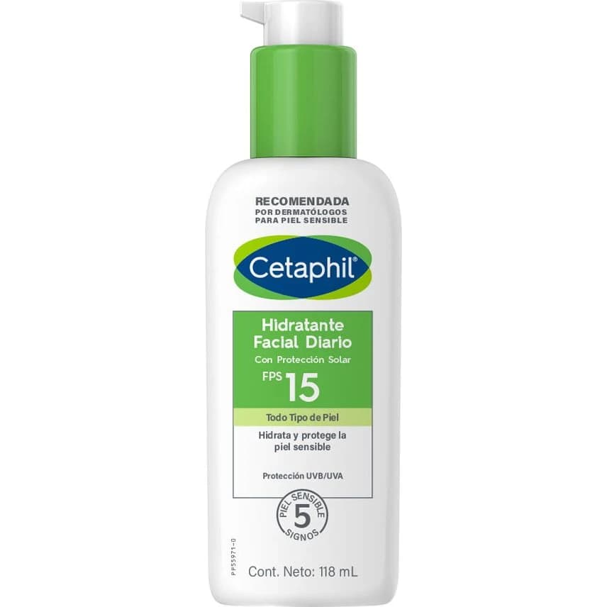 Loción Hidratante Facial Cetaphil SPF 15 118 ml