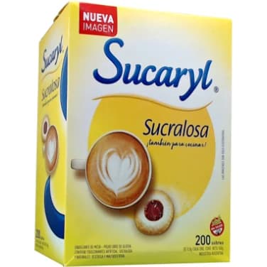 Edulcorante Sucaryl Sucralosa en Sobres 200 x 160 g