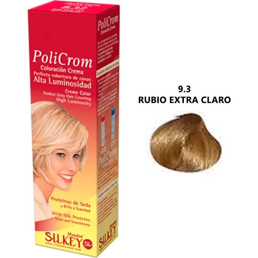 Tintura Capilar Silkey Policrom Tono 9.3 x 47 g