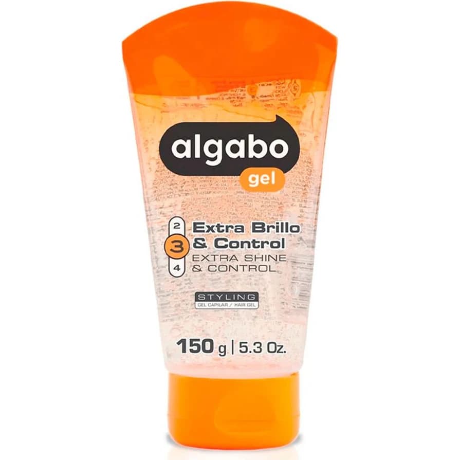 Gel Fijador Capilar Algabo Efecto Brillo Incoloro 150 g