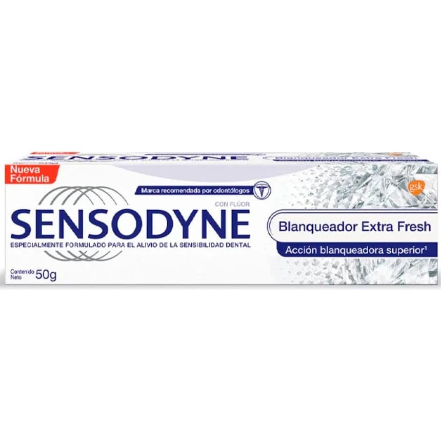 Crema Dental Sensodyne Blanqueadora Extra Fresh 50 g
