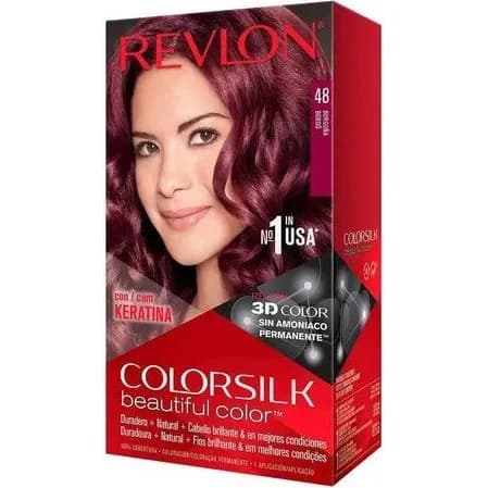 Tintura Capilar Revlon Colorsilk Kit Tono 48