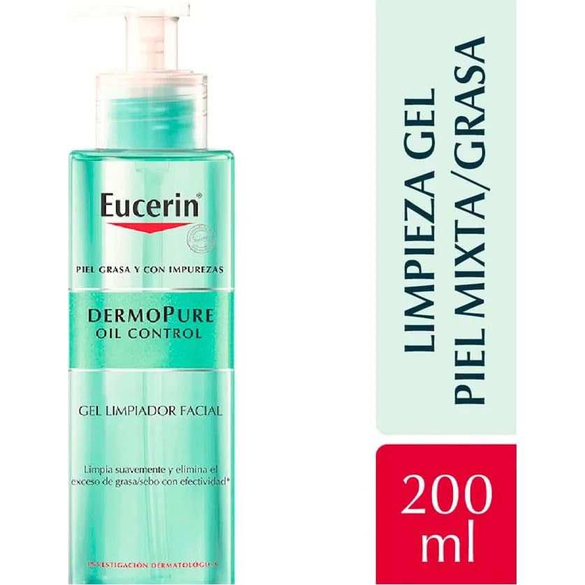Gel Limpiador Eucerin DermoPure Oil Control 200 ml