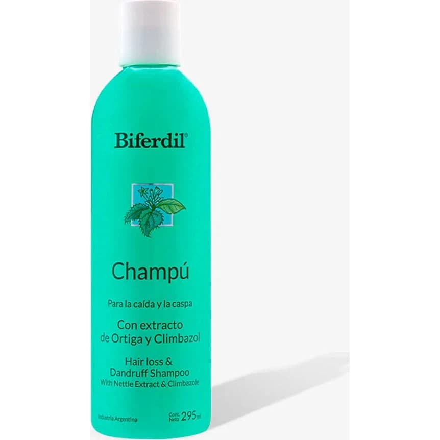 Shampoo Biferdil Anticaspa y Caída 295 ml