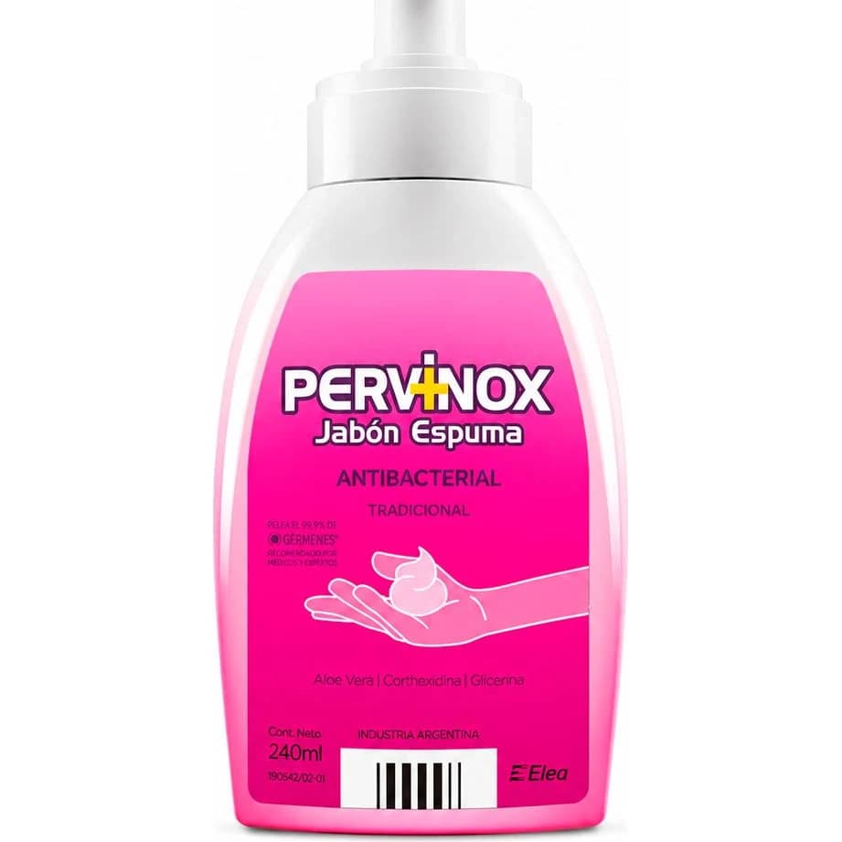 Jabón en Espuma Pervinox Tradicional 240 ml