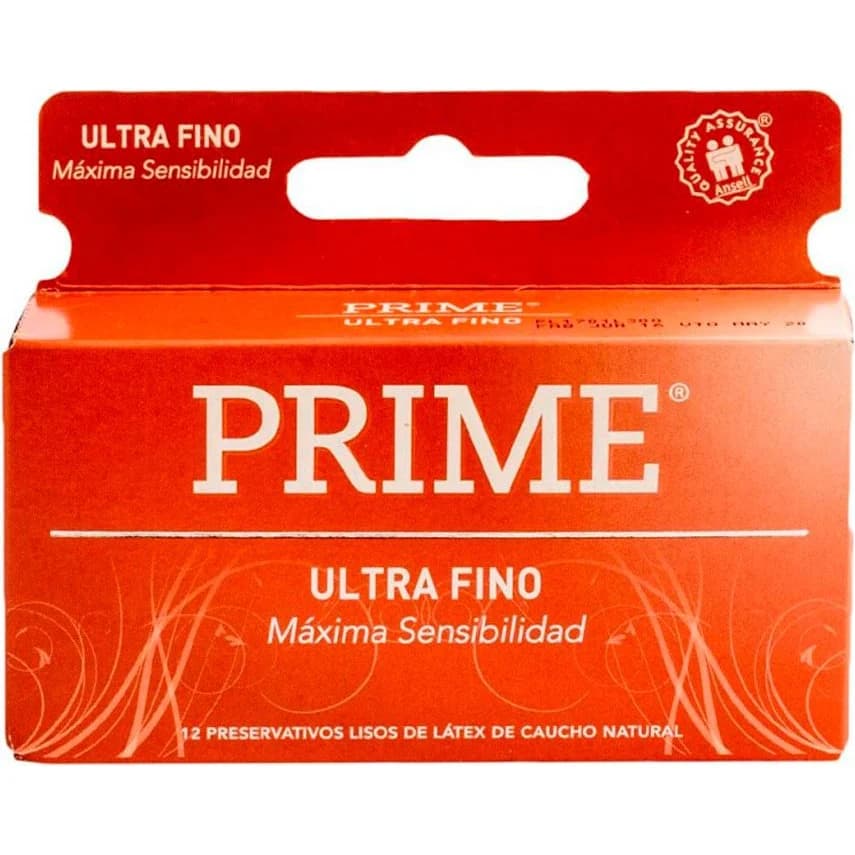 Preservativos Prime Ultra Fino x12