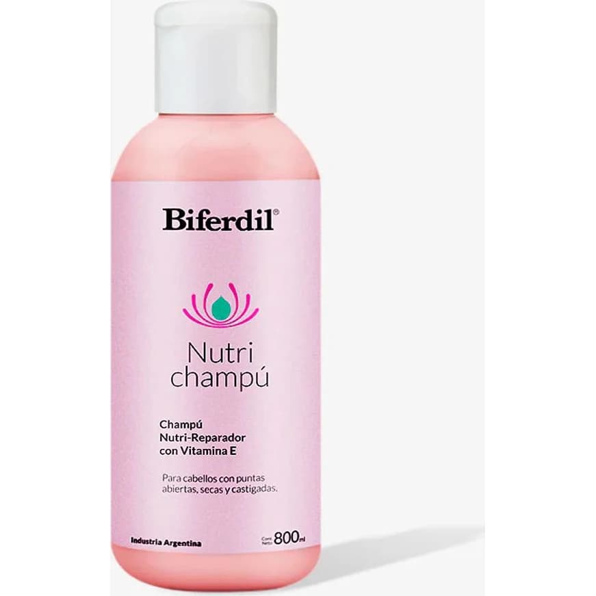 Shampoo Biferdil Nutri-Reparador Vitamina E 800 ml