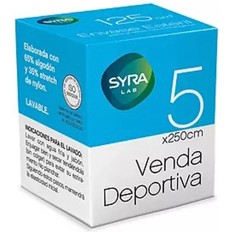 Venda Elástica Deportiva Syra 5 cm x 2,5 m