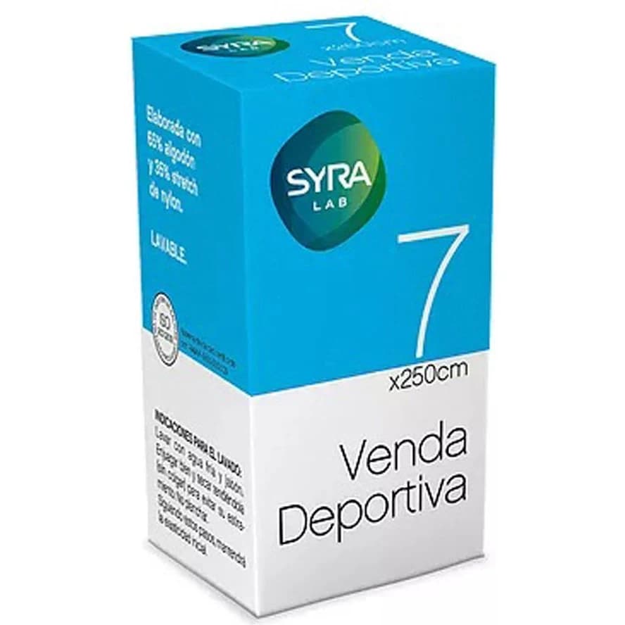 Venda Elástica Deportiva Syra 7 cm x 2,5 m