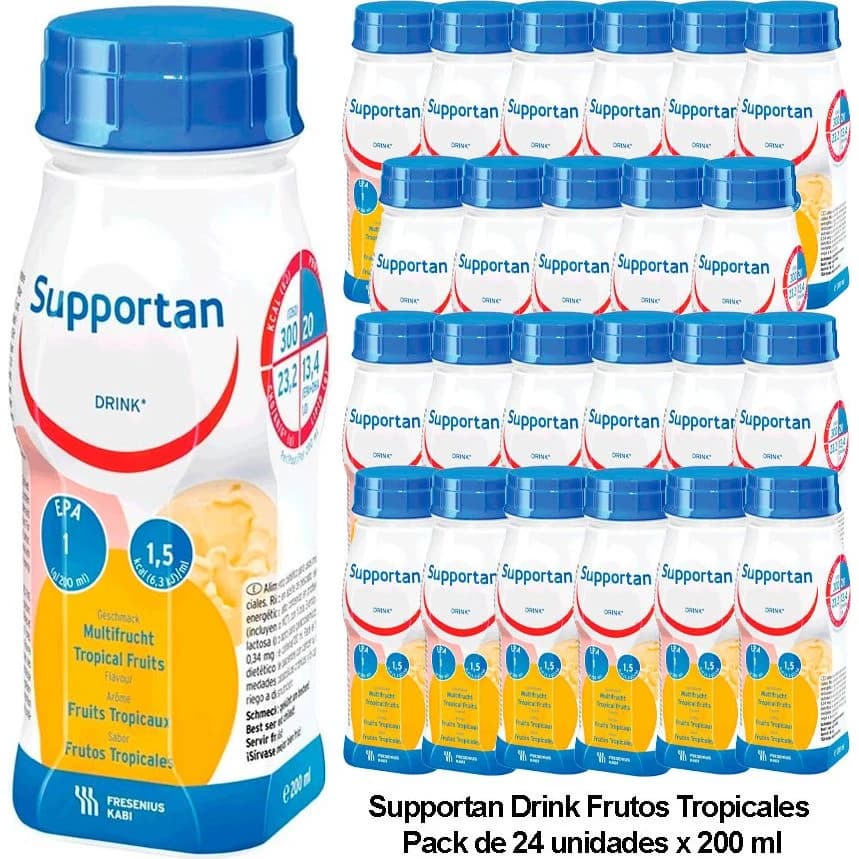 Suplemento Nutricional Supportan Drink Frutas Tropicales 200 ml