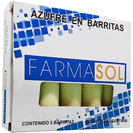 Jabón de Azufre Farmasol Caja x5 Unidades