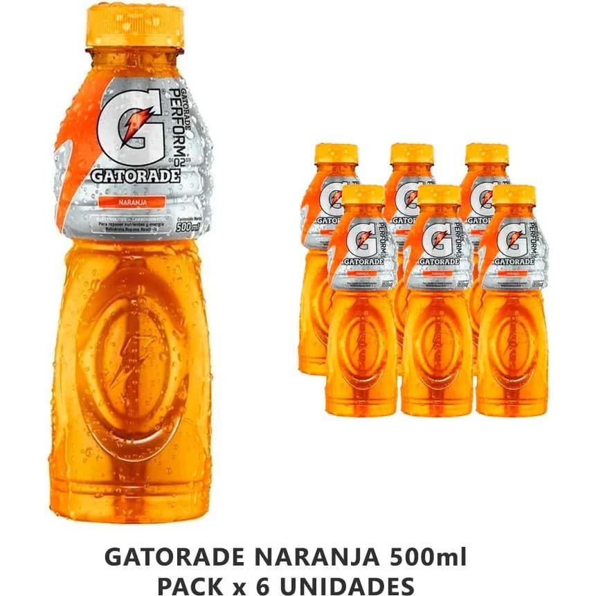 Bebida Isotónica Gatorade Naranja 500 ml