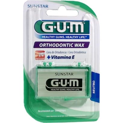 Cera Ortodóntica GUM Ortho Wax Sin Sabor x5