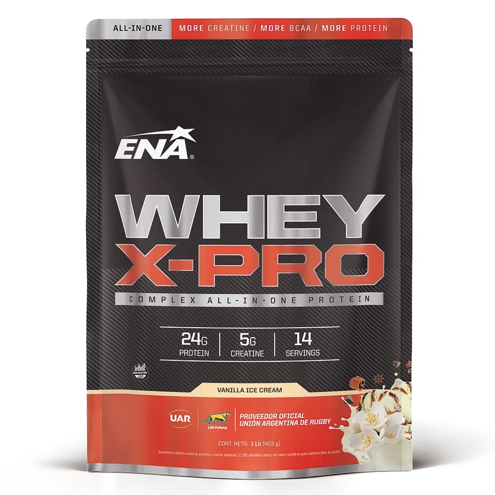 Suplemento Proteico ENA Whey X Pro Vainilla 453 g