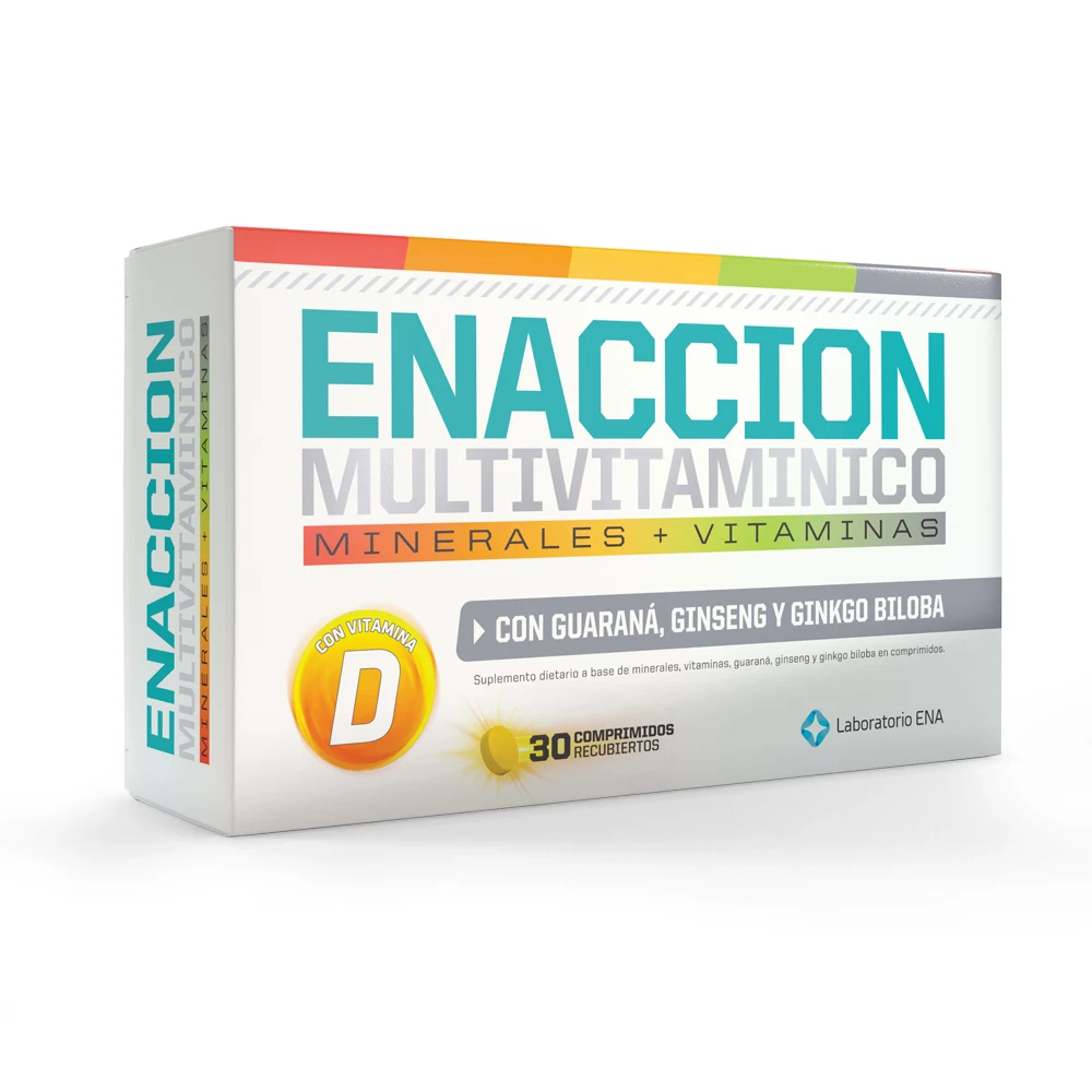 Enaccion Multivitamínico Vitamina D 30 Comprimidos