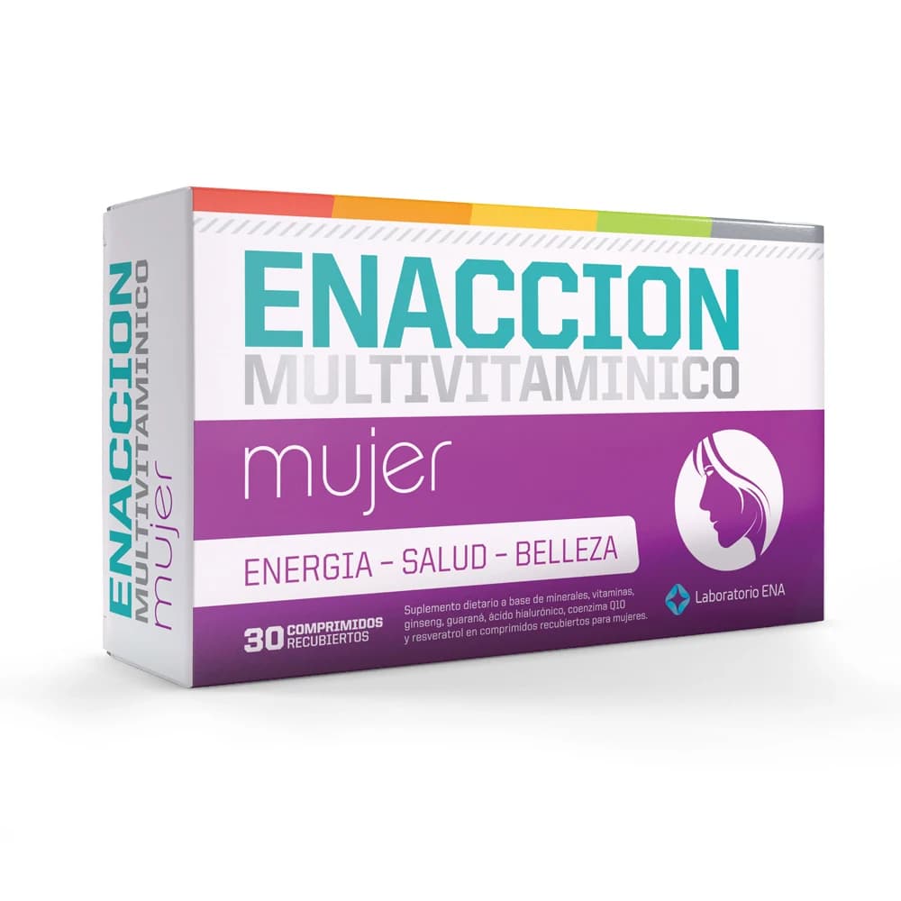 Multivitamínico para Mujer Enacción 30 comprimidos