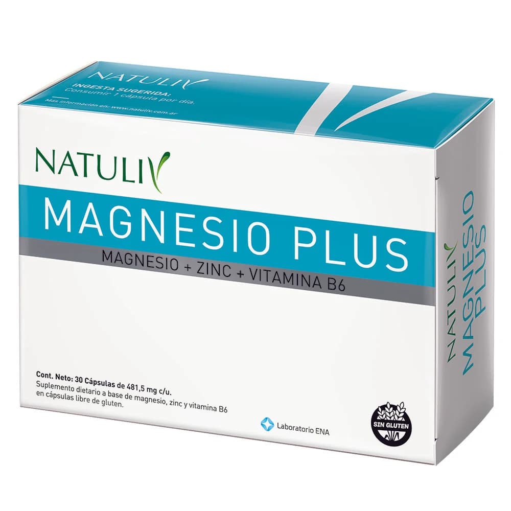 Magnesio Plus Natuliv 30 Cápsulas