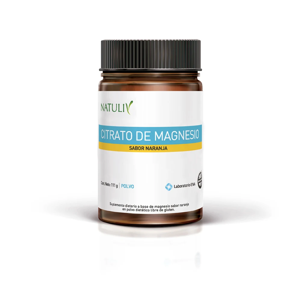 NATULIV Citrato de Magnesio en Polvo Naranja 111 g — Ena