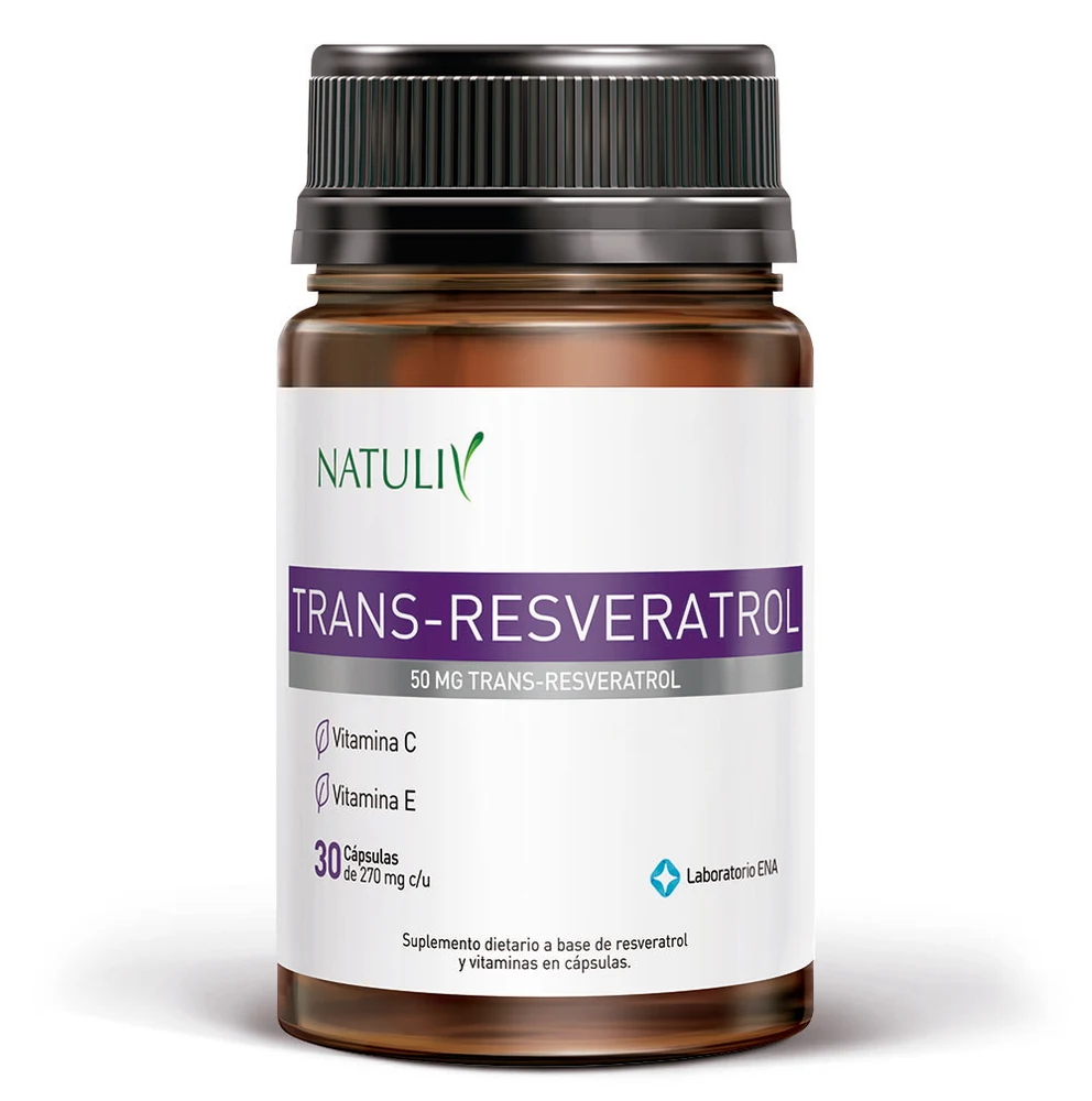 Resveratrol Natuliv 30 Cápsulas