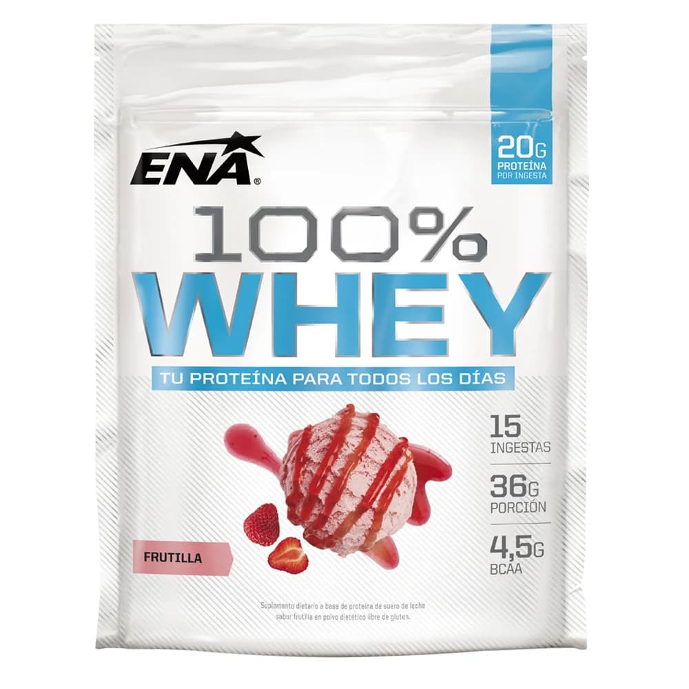 Whey Protein ENA 100% Frutilla 540 g