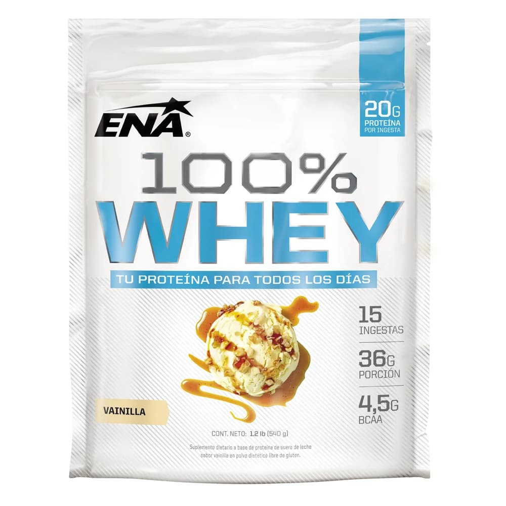Suplemento Proteico ENA Whey Protein 100% Vainilla 540 g