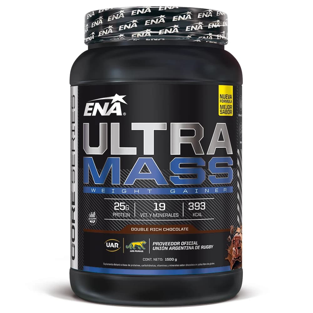 Suplemento Ganador de Masa ENA Ultra Mass Chocolate 1500 g