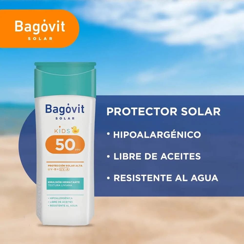 Protector Solar Bagóvit Solar FPS 50 Kids 200 ml