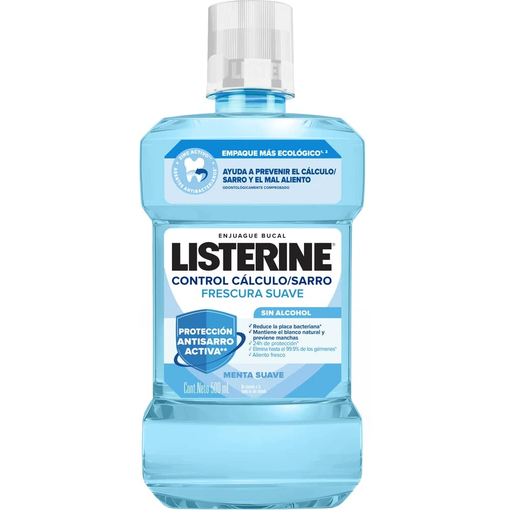 Enjuague Bucal Listerine Control de Sarro 250 ml
