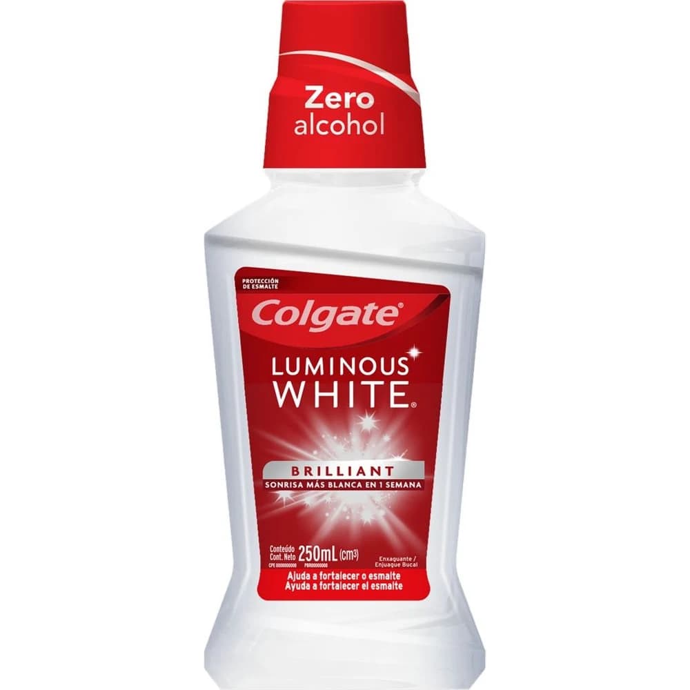 Enjuague Bucal Colgate Luminous White 250 ml