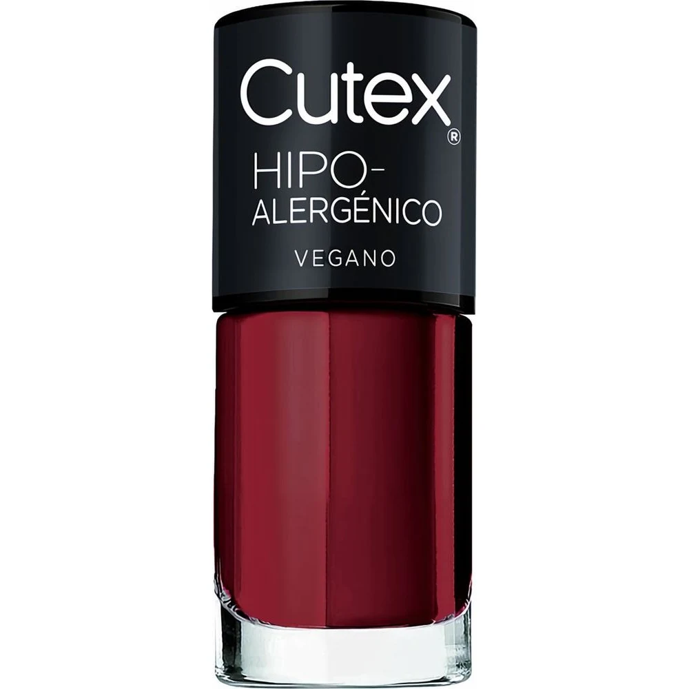 Esmalte Cutex Hipoalergénico Vegetal Tono Ciruela