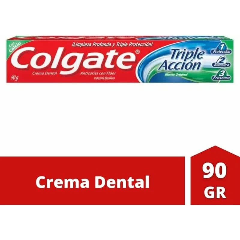 Pasta Dental Colgate Triple Acción Menta 90g